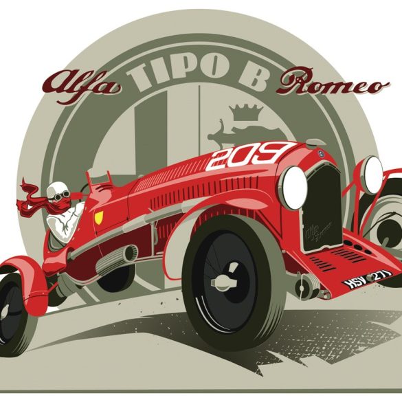 Alfa Romeo Tipo B P3 Artwork